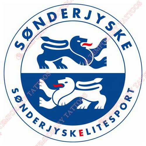 Sonderjysk Elitesport Customize Temporary Tattoos Stickers NO.8486